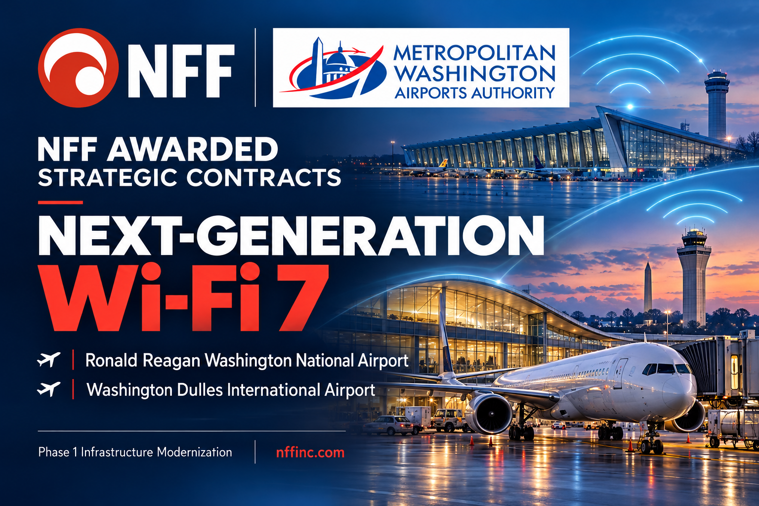 NFF Awarded WiFi Install Project with MWAA